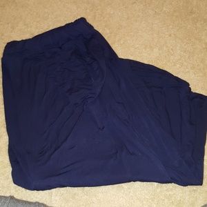 New York & Company at navy blue Gaucho capris